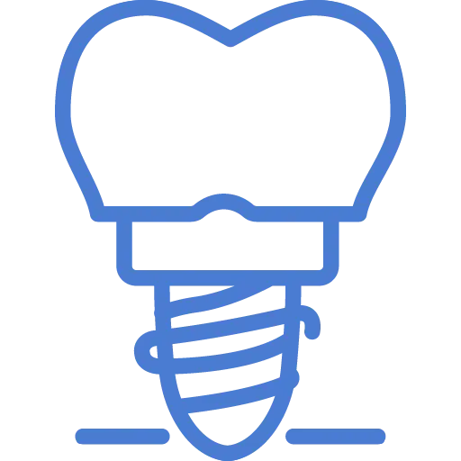Icono de Implantes dentales